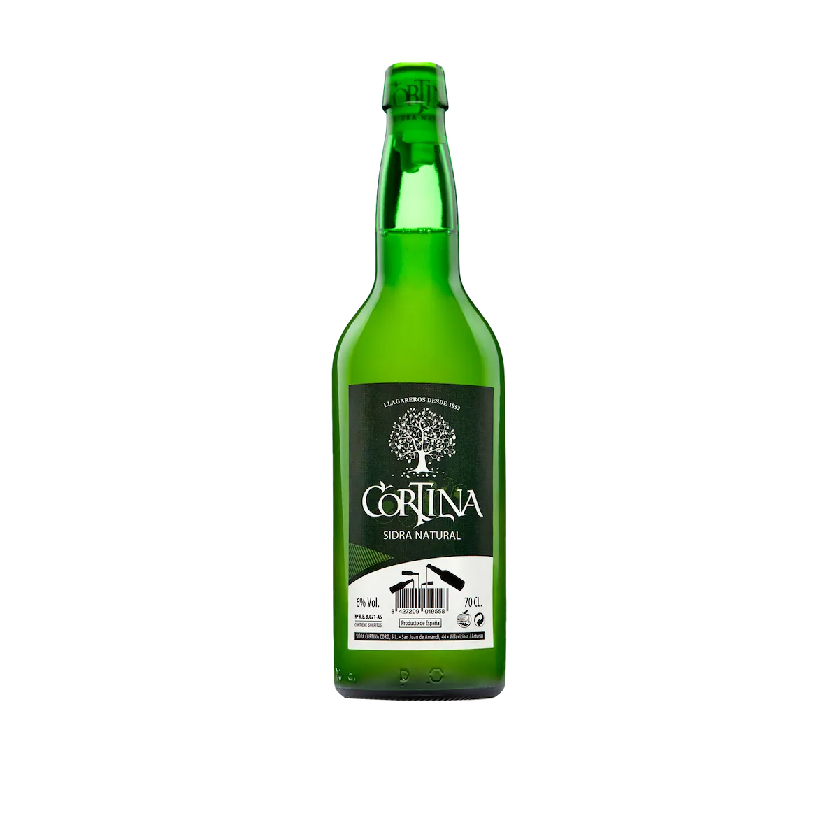 Sidra Natural Cortina (0,70L) - 12ud: imagen 1